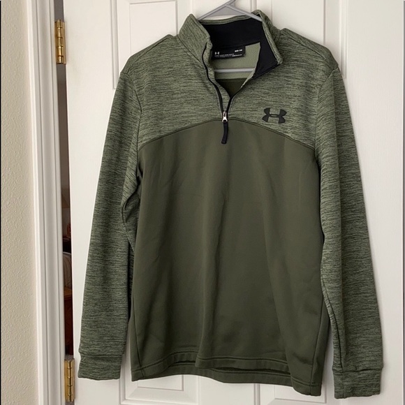 under armour quarter zip green